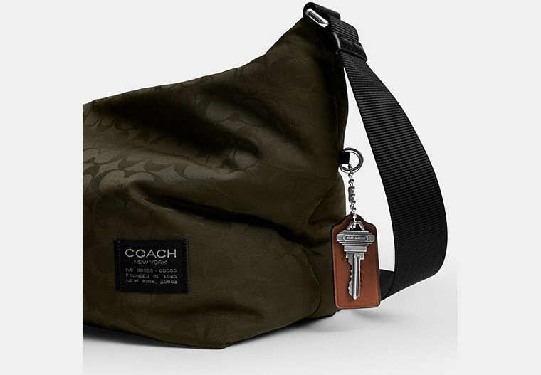 Leo Crossbody In Signature Nylon