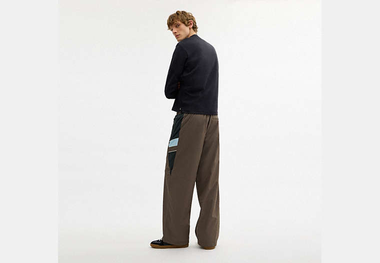 Straight Leg Track Pants In Recycled Polyester