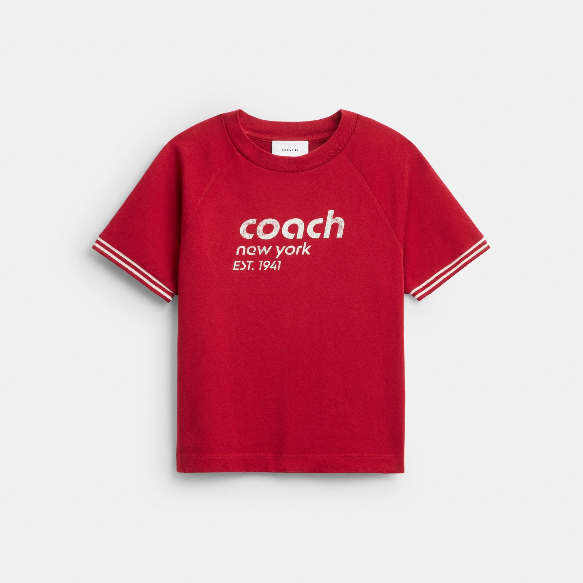 Raglan Jersey T-Shirt In Organic Cotton