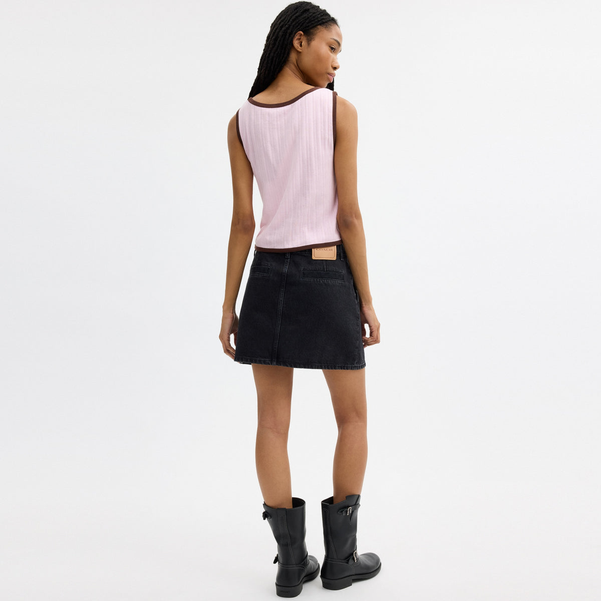 Coach | Brain Dead Graphic Pointelle Tank Top
