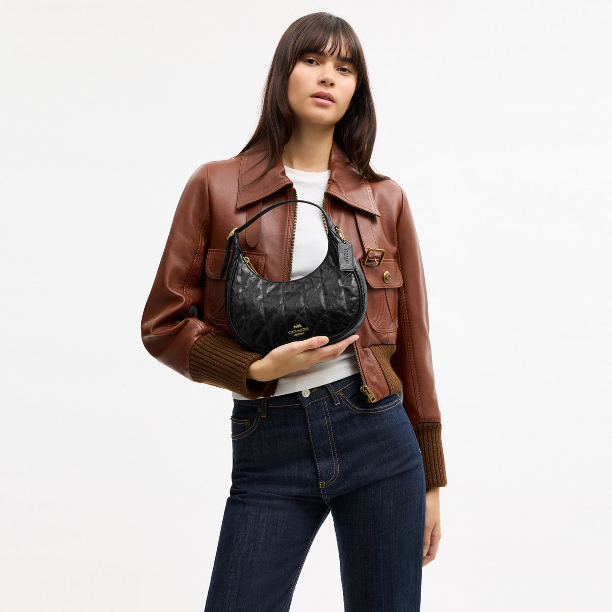 Emily Shoulder Bag With Quilting