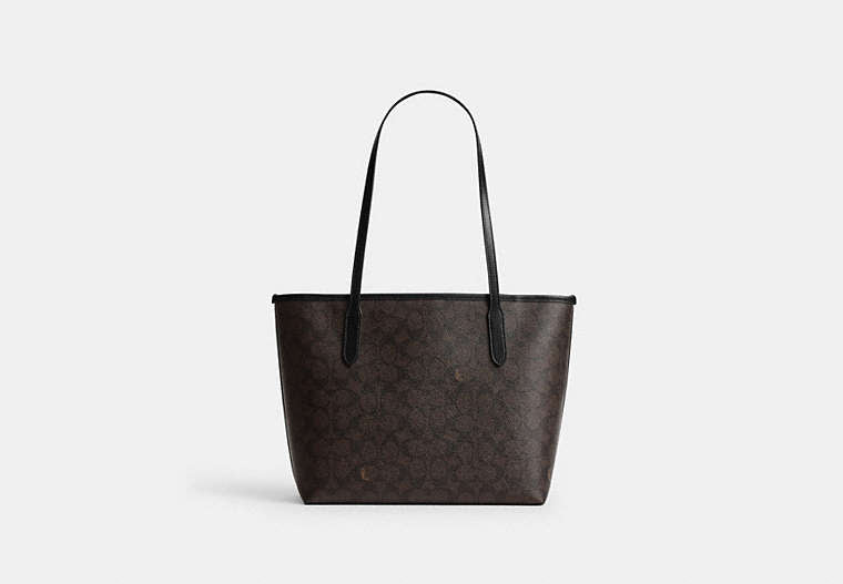 Medium City Tote Bag In Signature Canvas