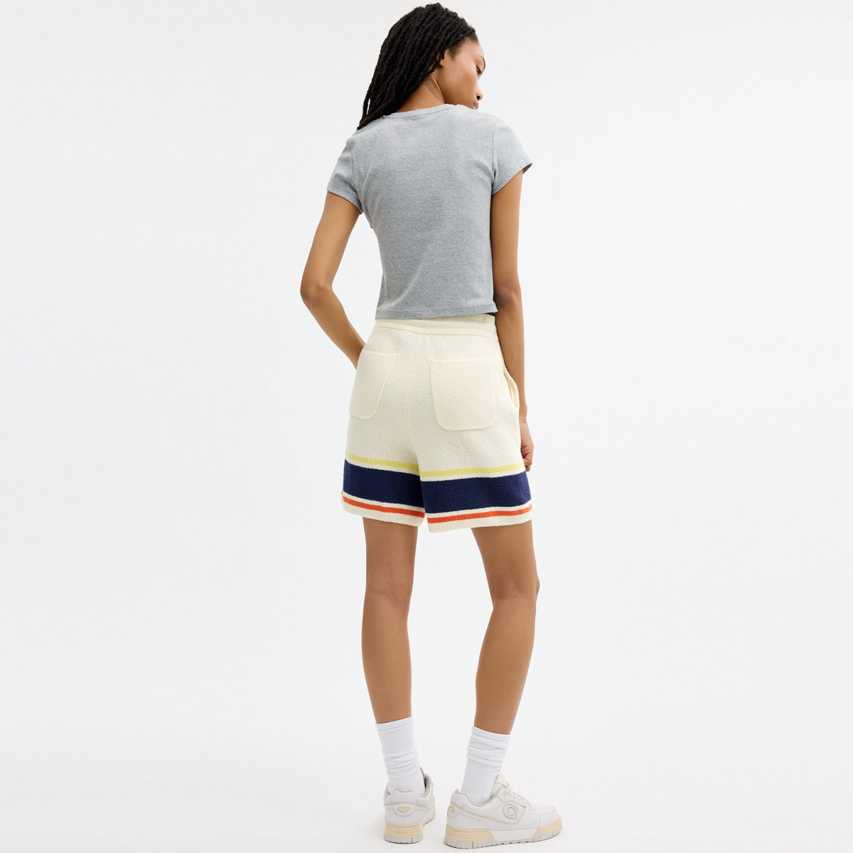 Coach | Brain Dead Striped Knit Shorts