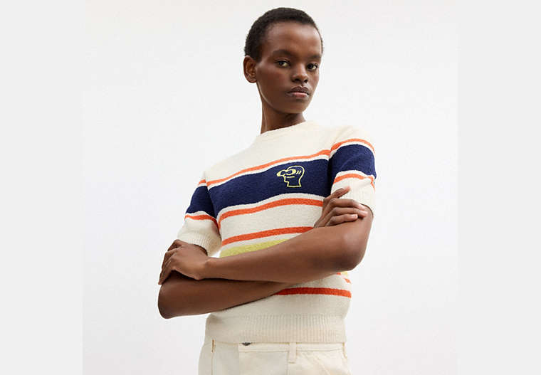 Coach | Brain Dead Striped Knit Top