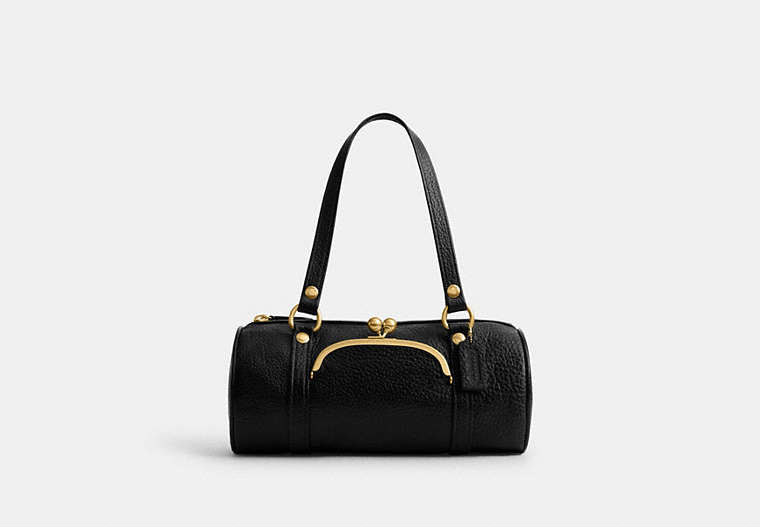 Kisslock Barrel Bag