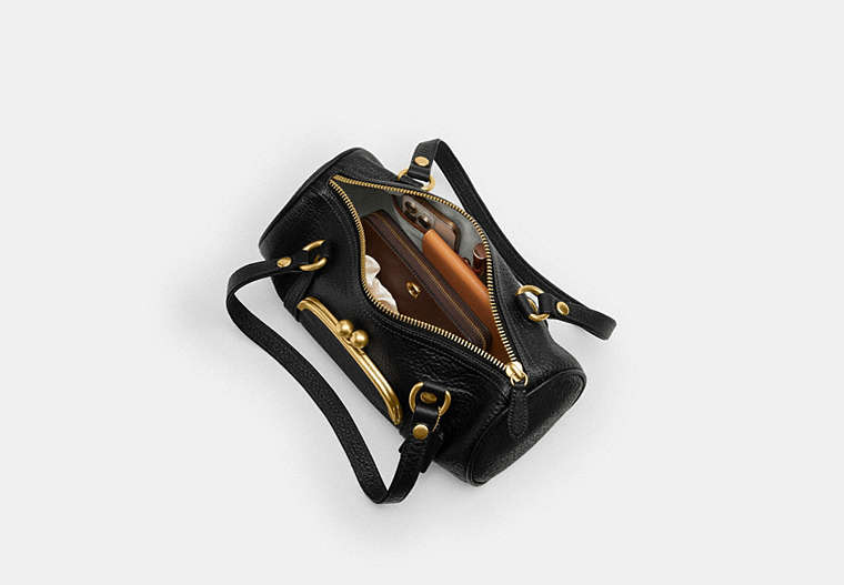 Kisslock Barrel Bag