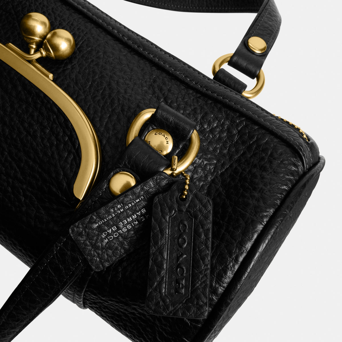 Kisslock Barrel Bag