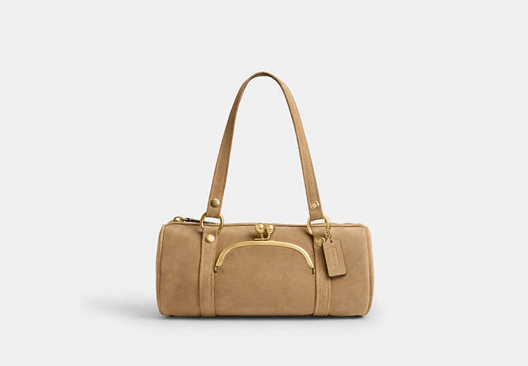 Kisslock Barrel Bag