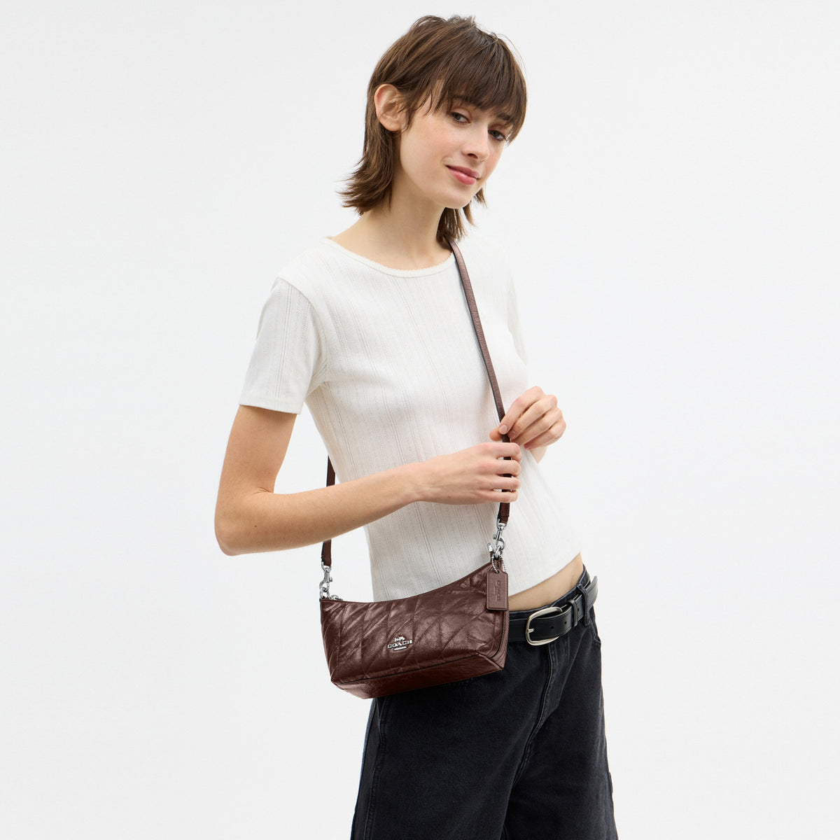 Caitlin Shoulder Bag With Quilting