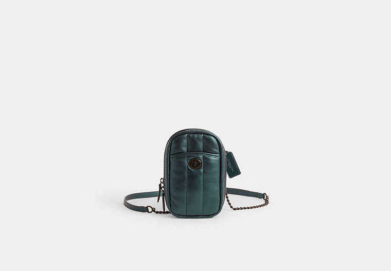 Restored Tall Camera Bag With Quilting