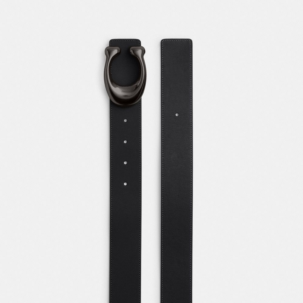 Sculpted C Buckle Reversible Belt, 38 Mm