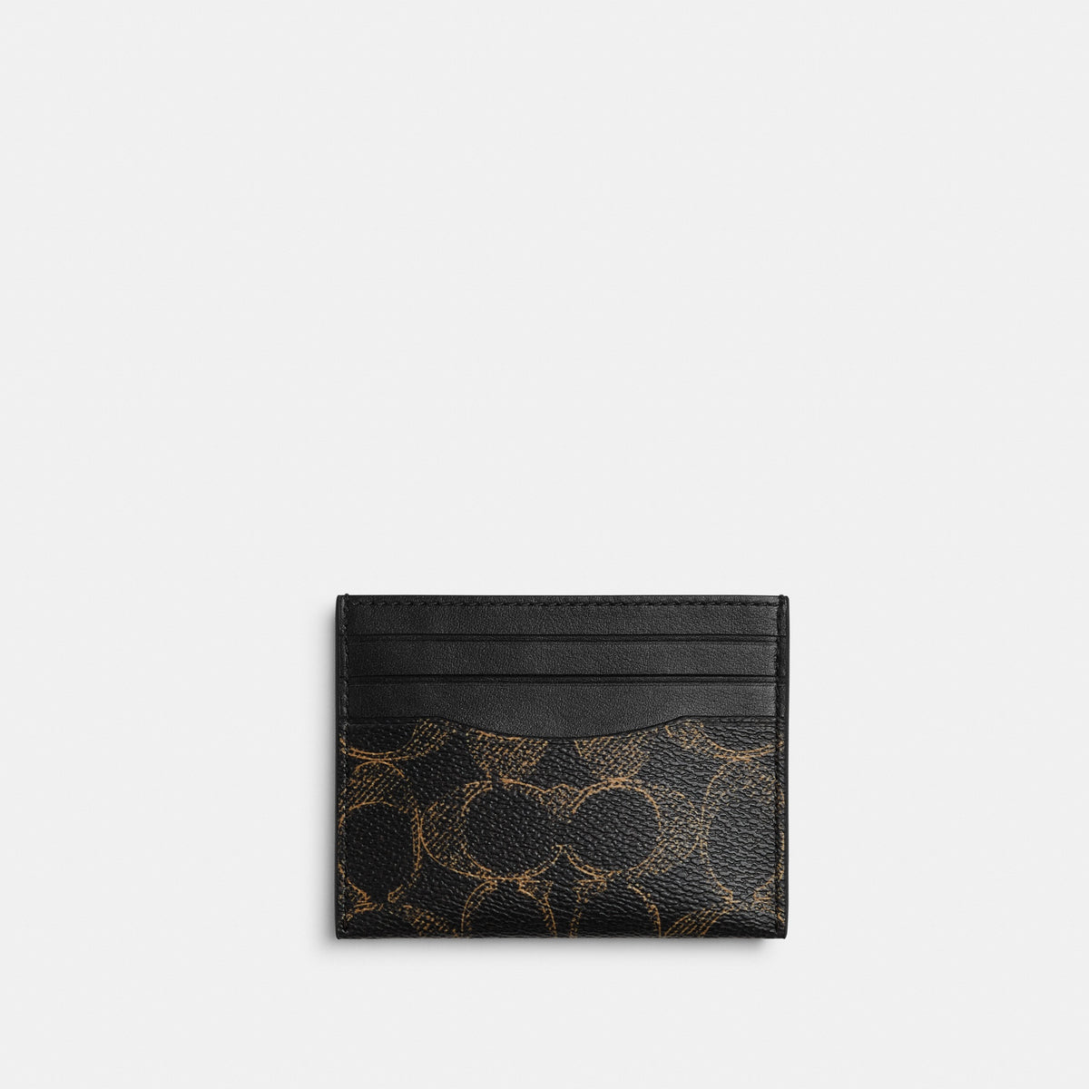 Slim Id Card Case In Signature Camo Print
