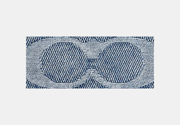 Slim Id Card Case In Loved Signature Denim