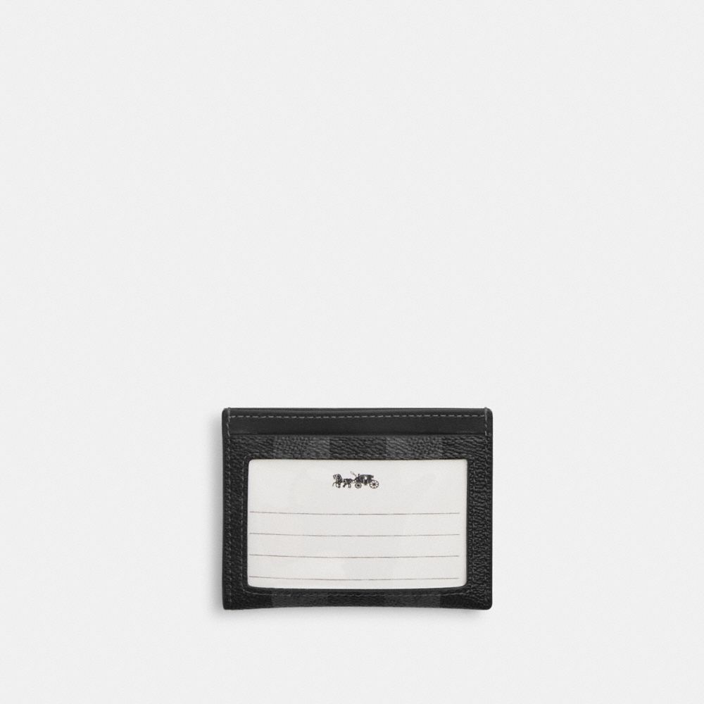 Slim Id Card Case In Signature Camo Print