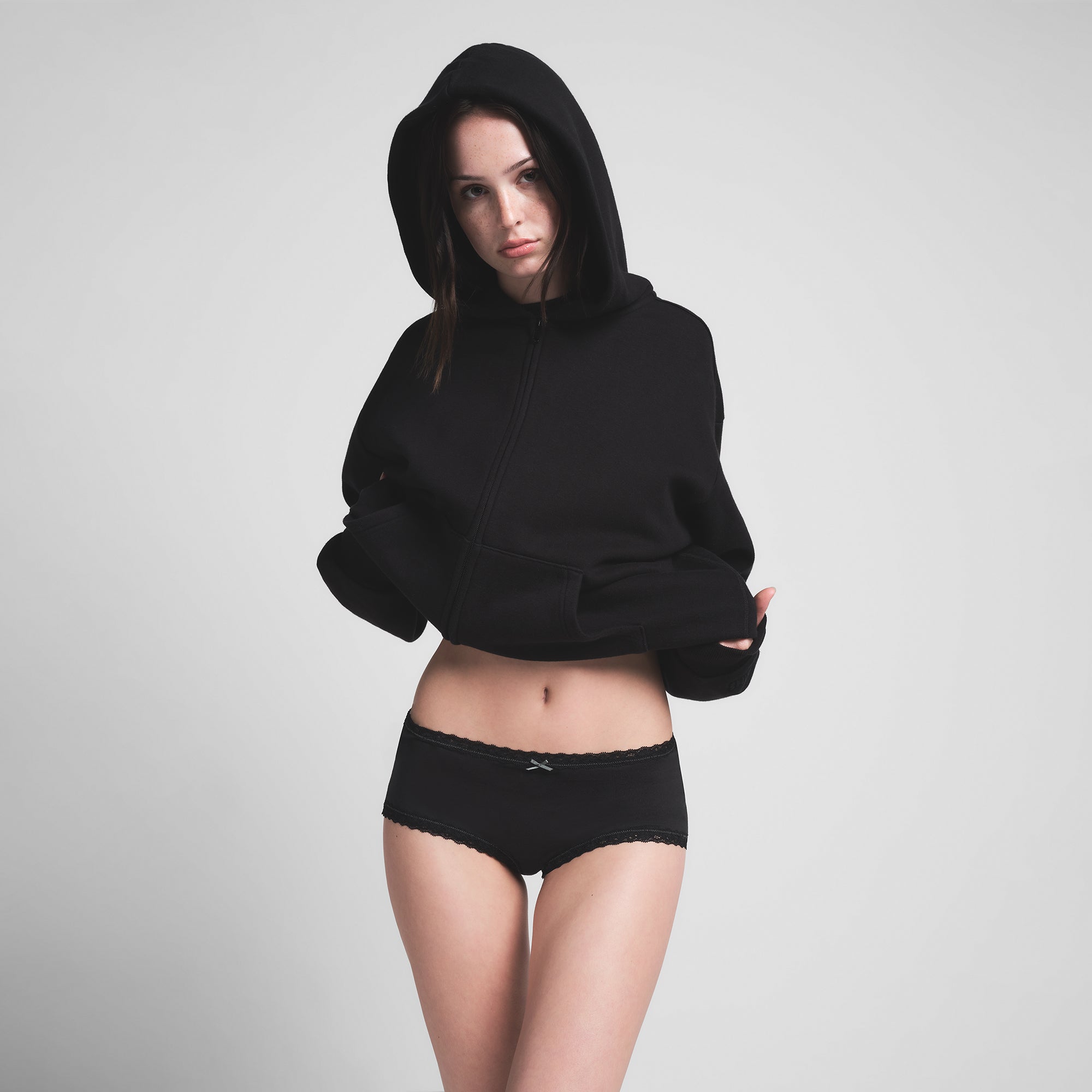 Lightweight Cotton Lace Boy Short