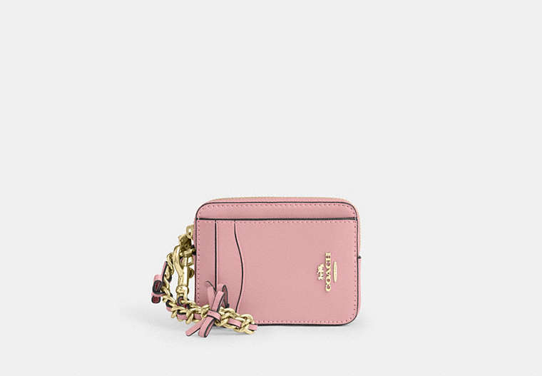 Zip Card Case With Bows
