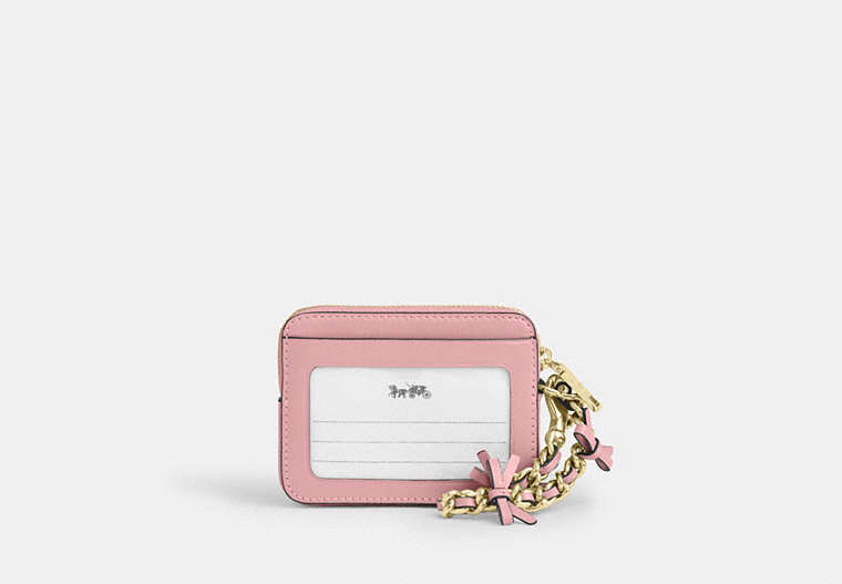 Zip Card Case With Bows