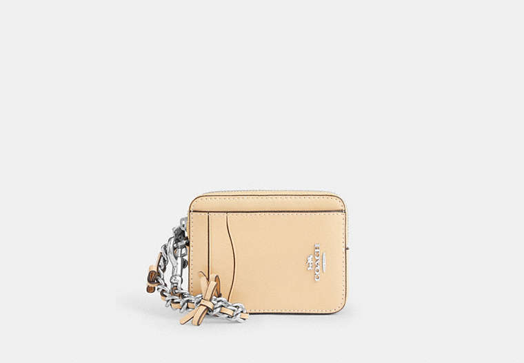 Zip Card Case With Bows