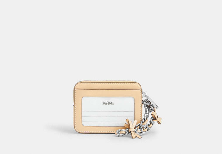 Zip Card Case With Bows
