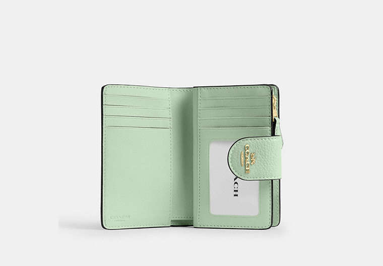 Medium Corner Zip Wallet With Floral Print