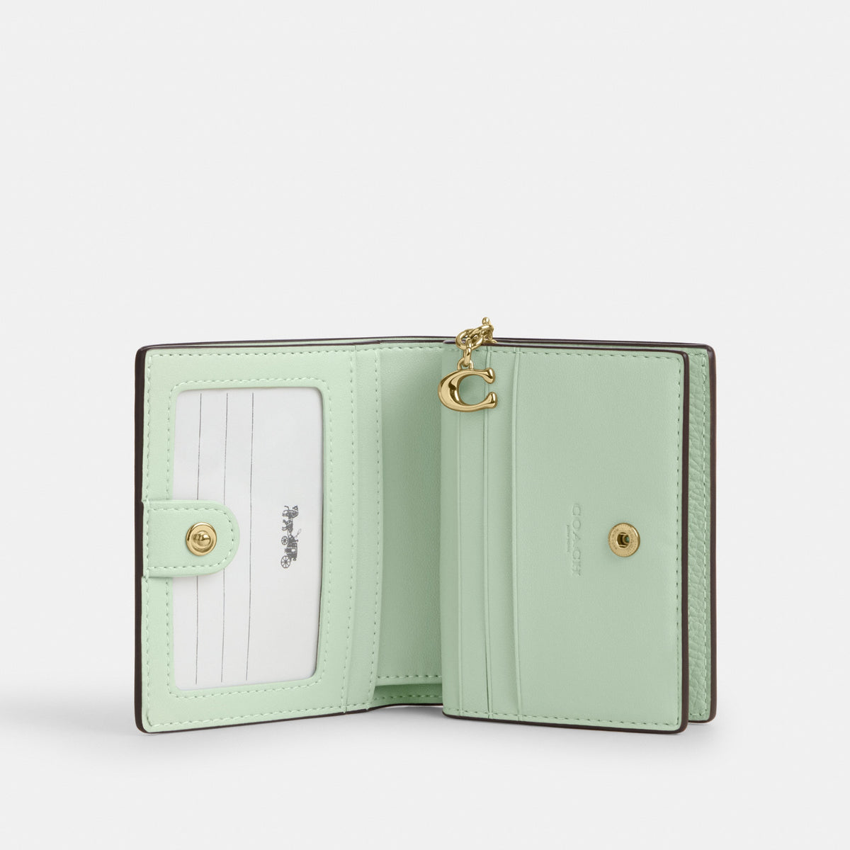 Snap Wallet With Floral Print
