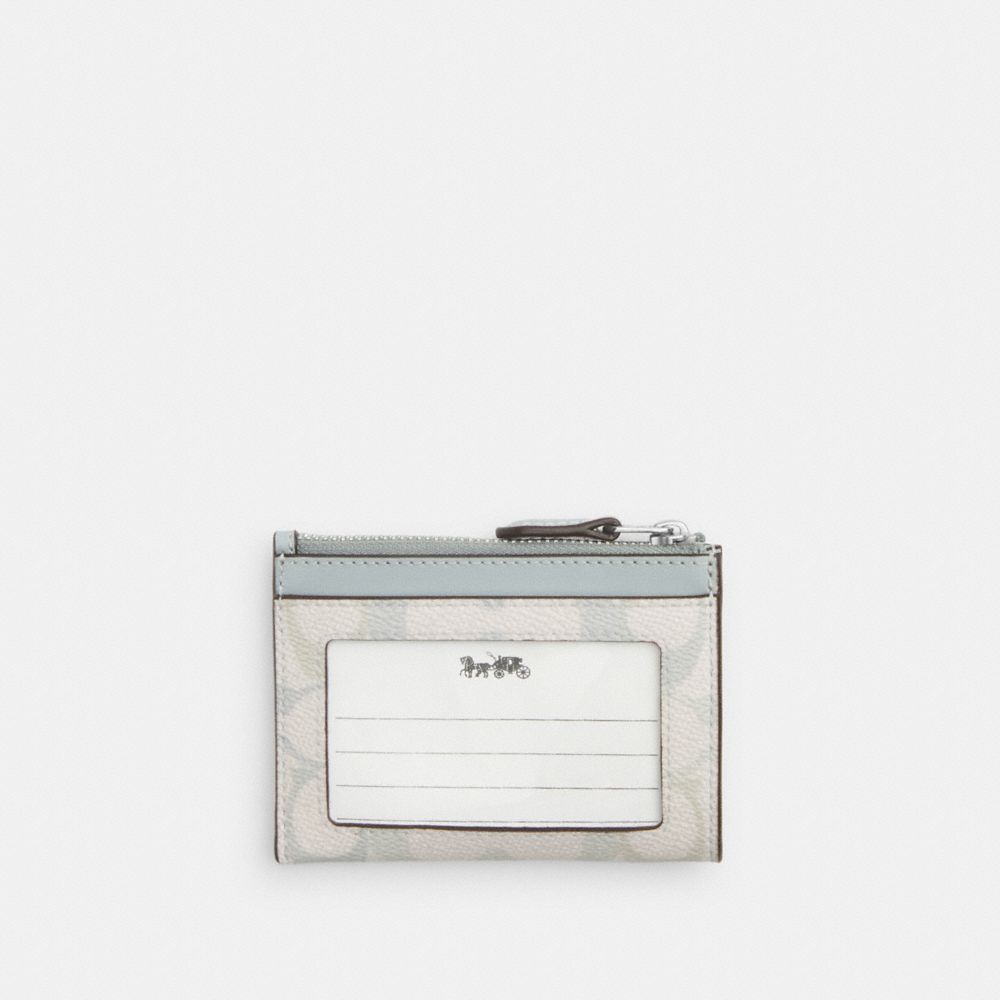 Mini Skinny Id Case In Signature Canvas