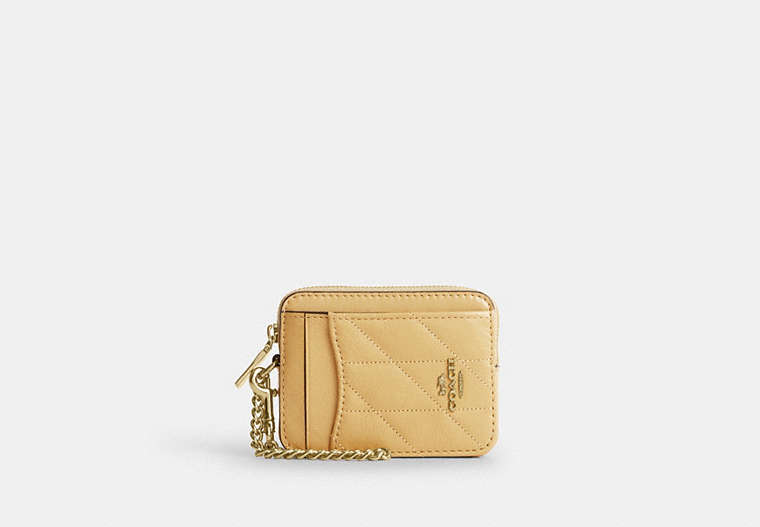 Zip Card Case With Quilting