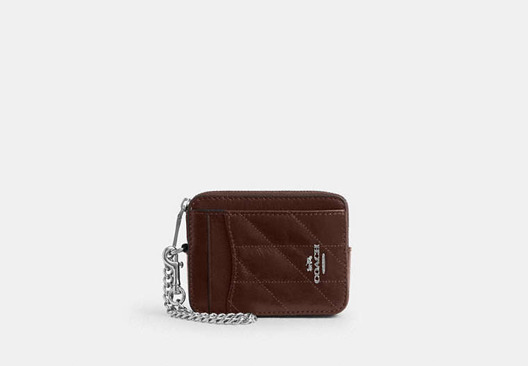 Zip Card Case With Quilting