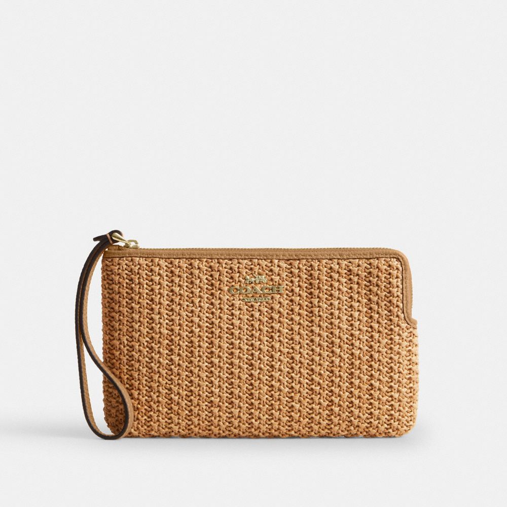 Large Corner Zip Wristlet