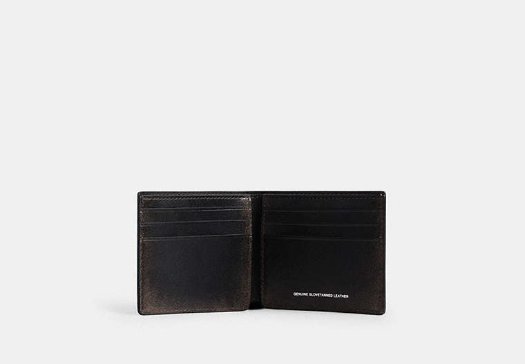 Slim Billfold Wallet In Loved Leather