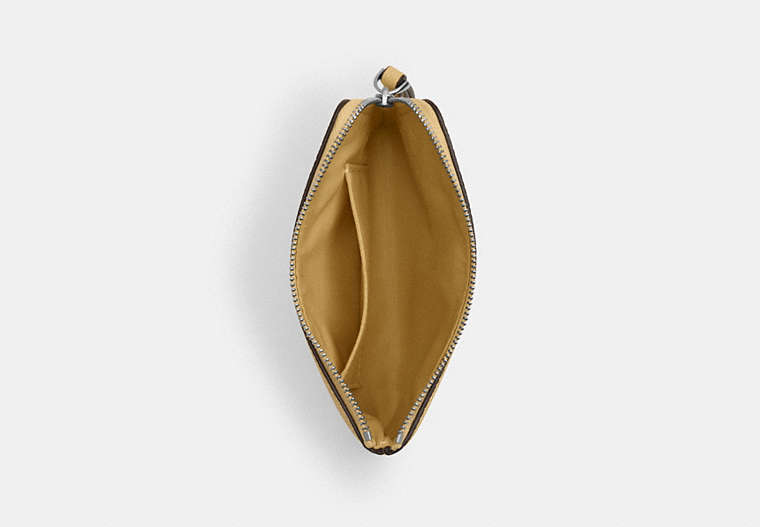 Corner Zip Wristlet With Floral Print