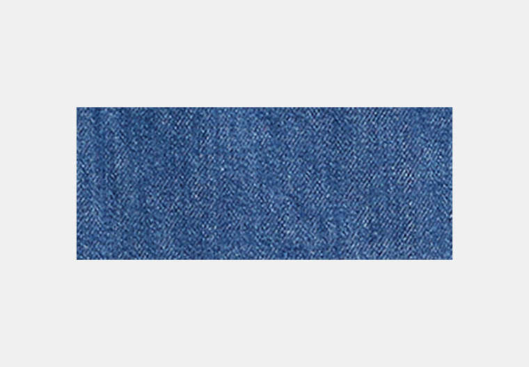 Denim Varsity Jacket In Organic Cotton