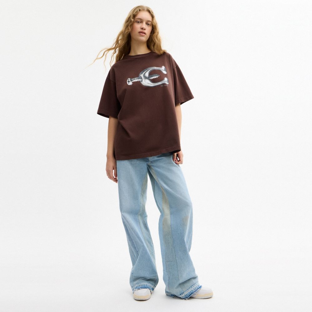 Hardware Relaxed T-Shirt In Organic Cotton