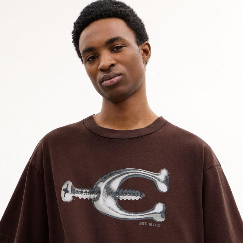 Hardware Relaxed T-Shirt In Organic Cotton