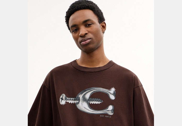 Hardware Relaxed T-Shirt In Organic Cotton