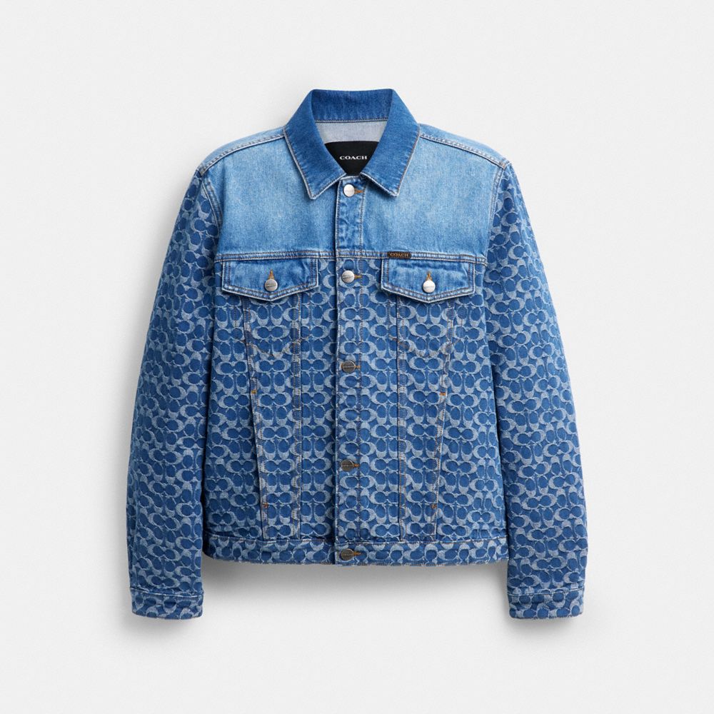 Signature Trucker Jacket In Organic Cotton