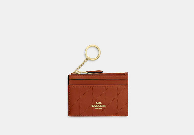 Mini Skinny Id Case With Quilting