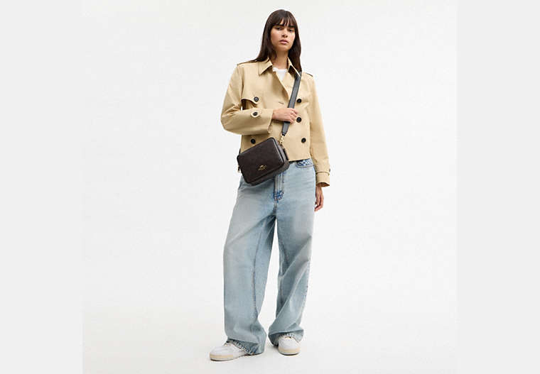Carey Crossbody Bag In Signature Canvas