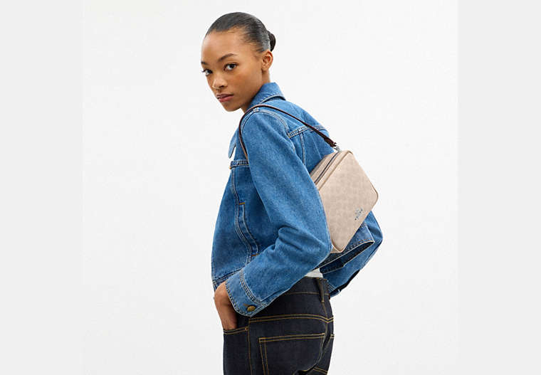 Carey Crossbody Bag In Signature Canvas