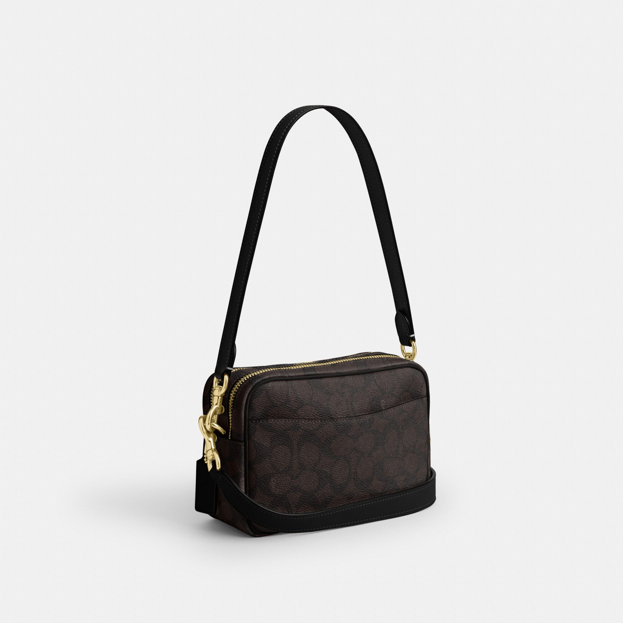 Mini Carey Crossbody Bag In Signature Canvas