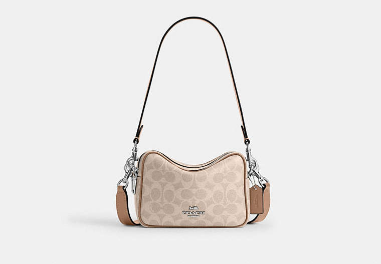 Mini Carey Crossbody Bag In Signature Canvas