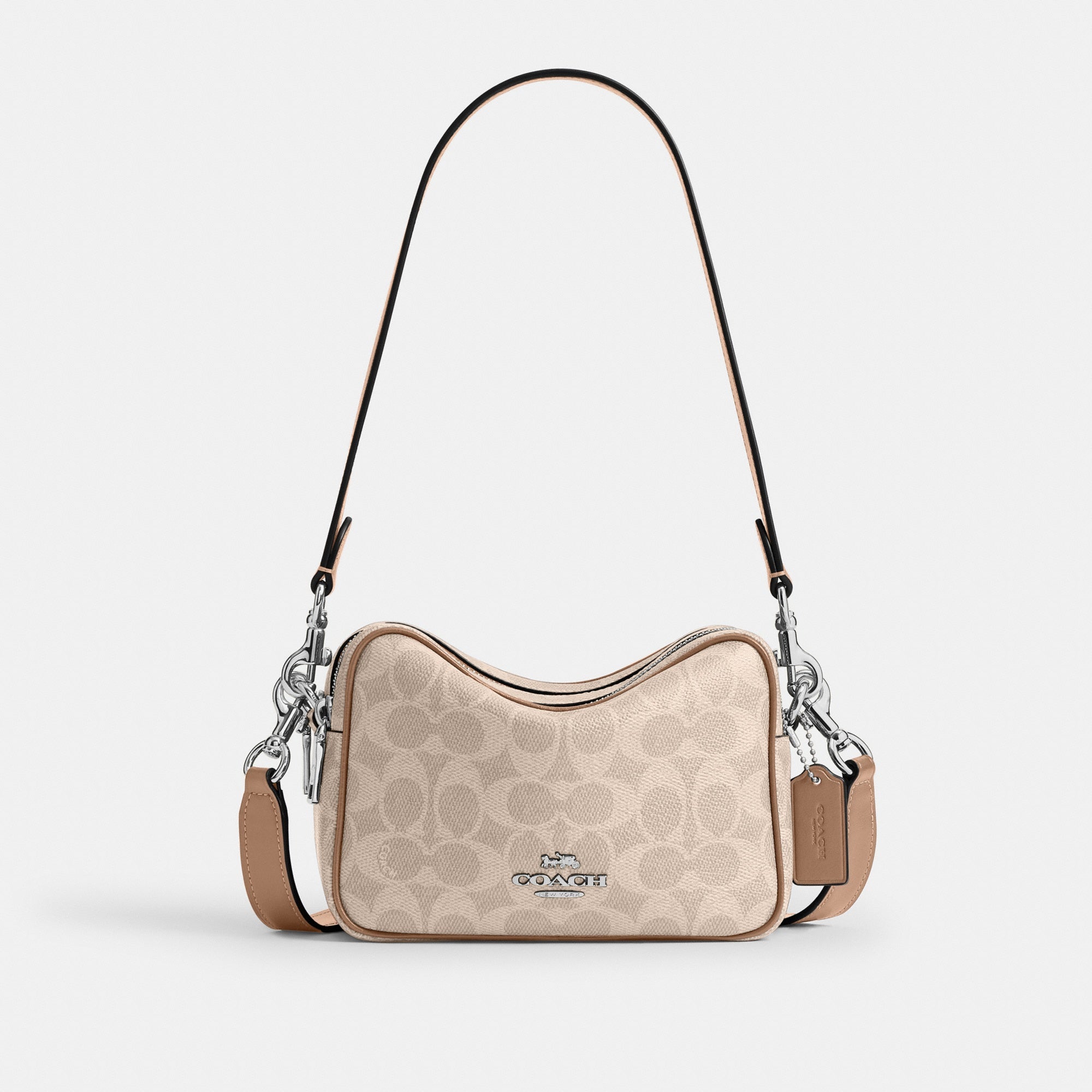 Mini Carey Crossbody Bag In Signature Canvas