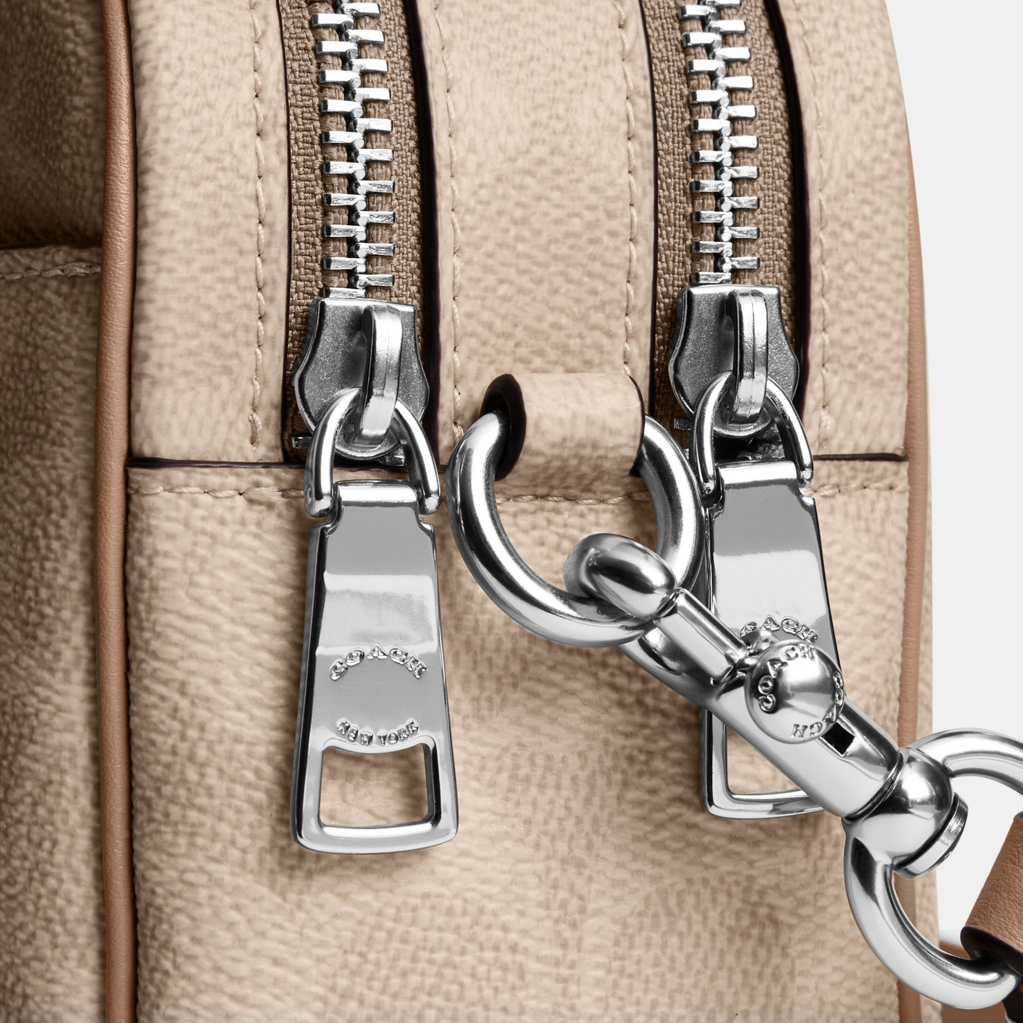 Mini Carey Crossbody Bag In Signature Canvas