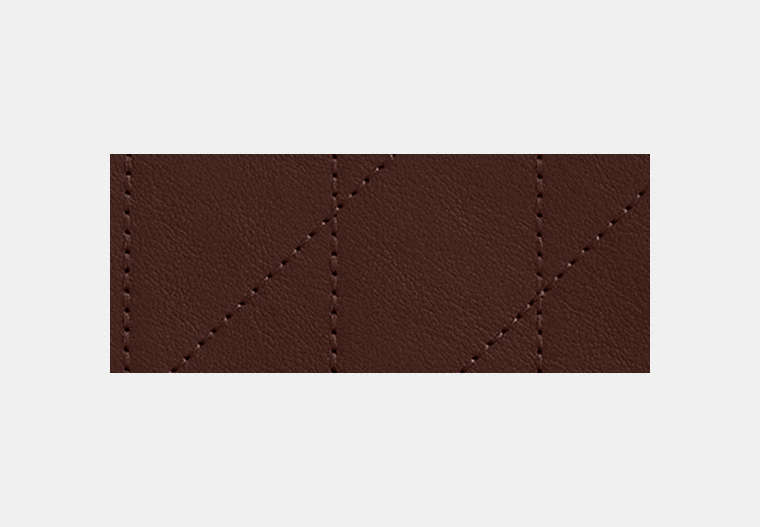 Long Zip Around Wallet With Quilting