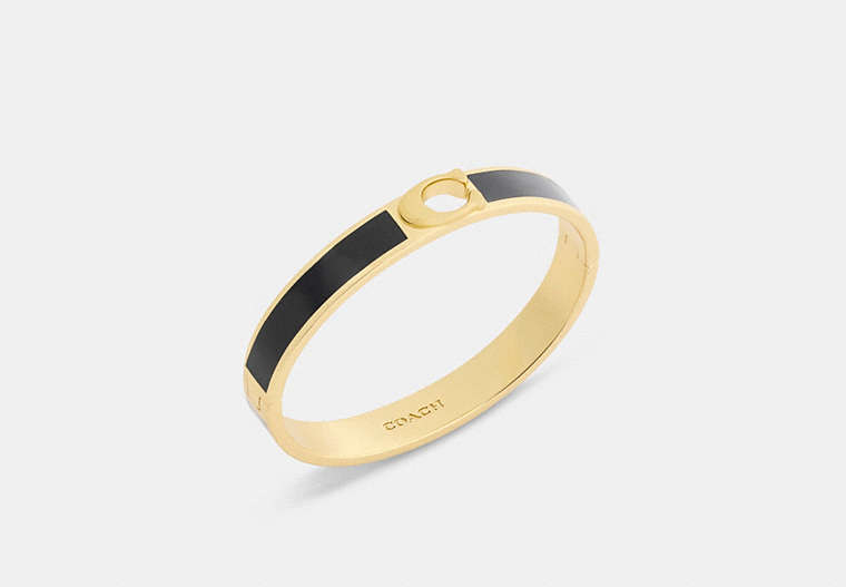 C Hinged Bangle