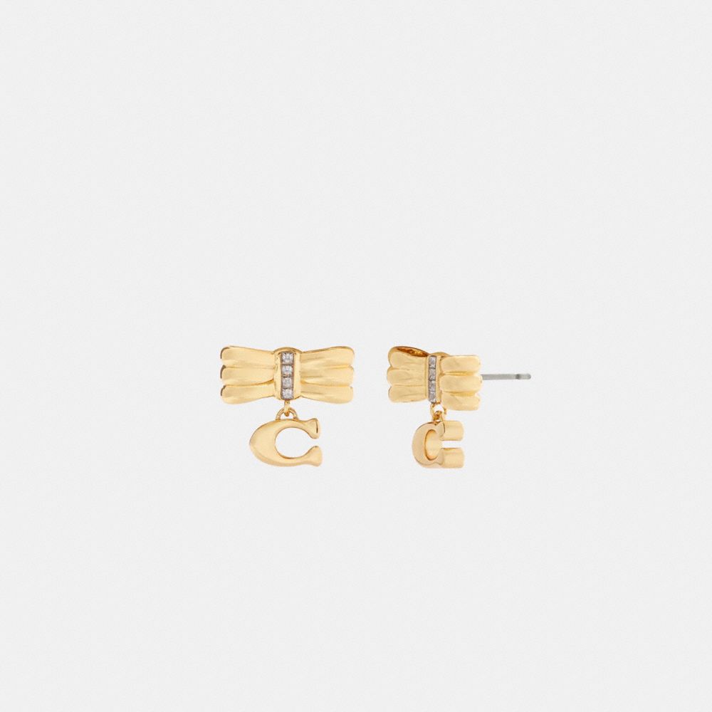 Signature Bow Stud Earrings