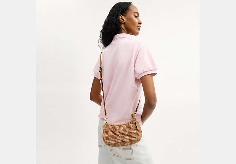 Teri Mini Crossbody Bag With Gingham Print