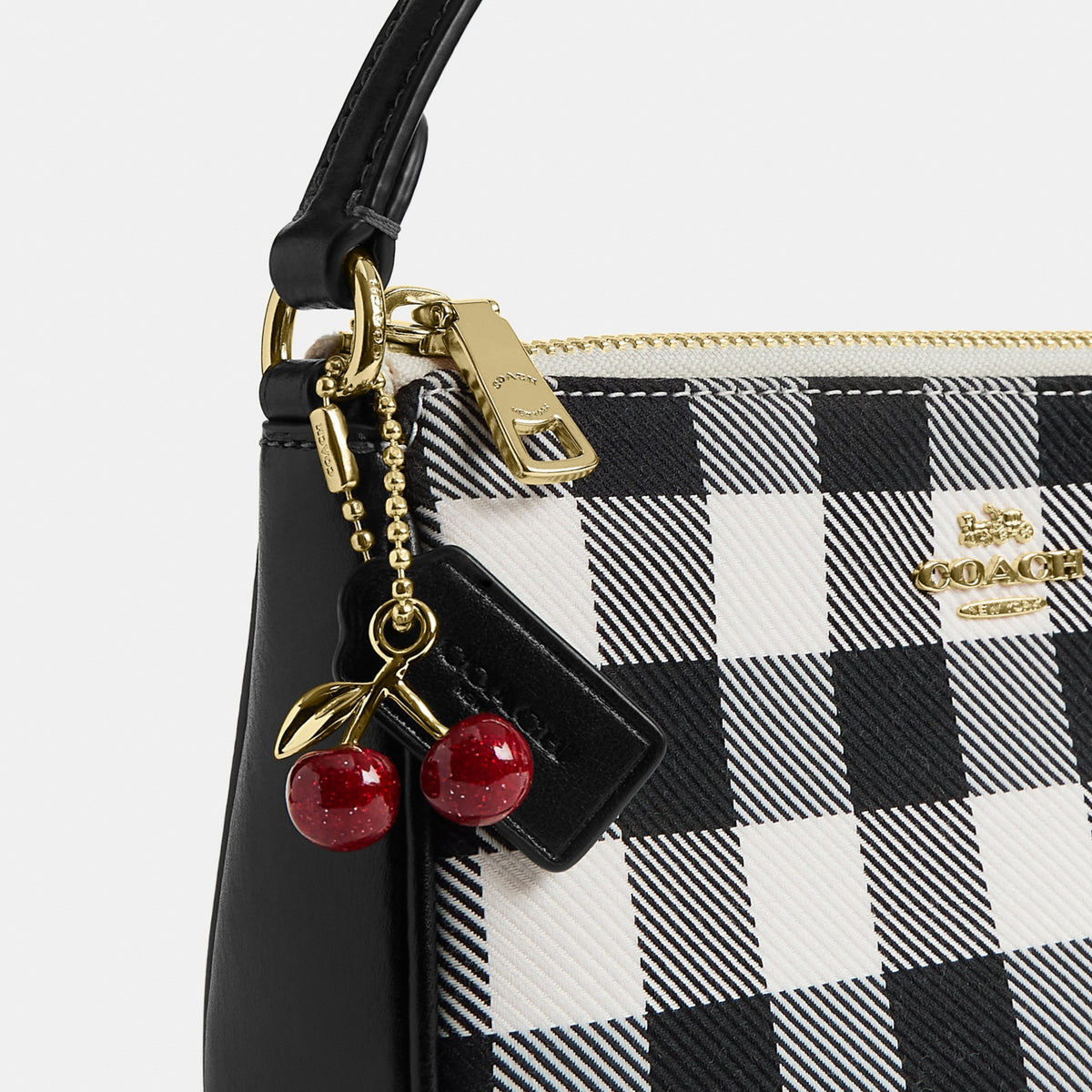 Nolita 19 With Gingham Print And Charm