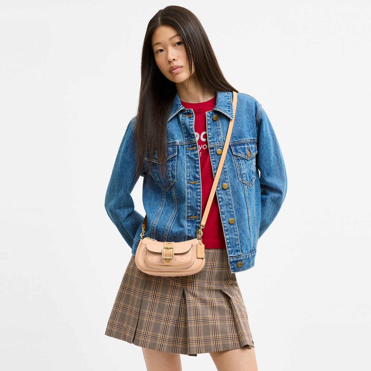 Ashton Mini Shoulder Bag In Signature Leather