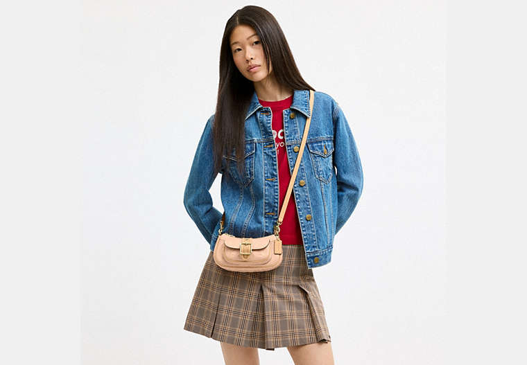 Ashton Mini Shoulder Bag In Signature Leather